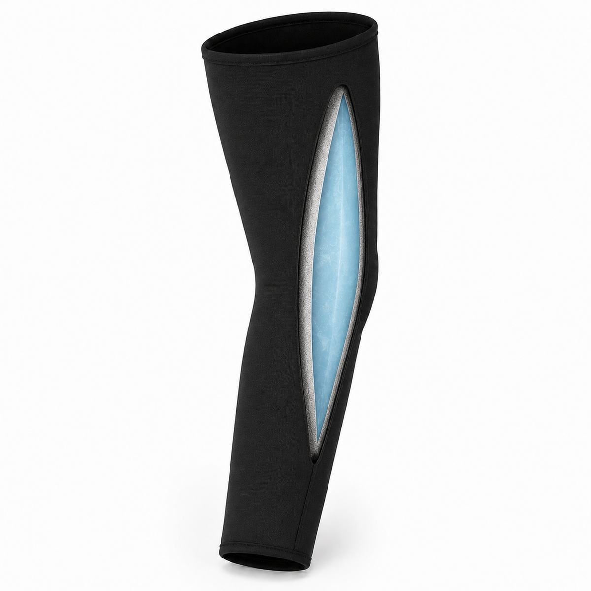 Onda cooling sleeve shown in section, with the cold gel layer visible