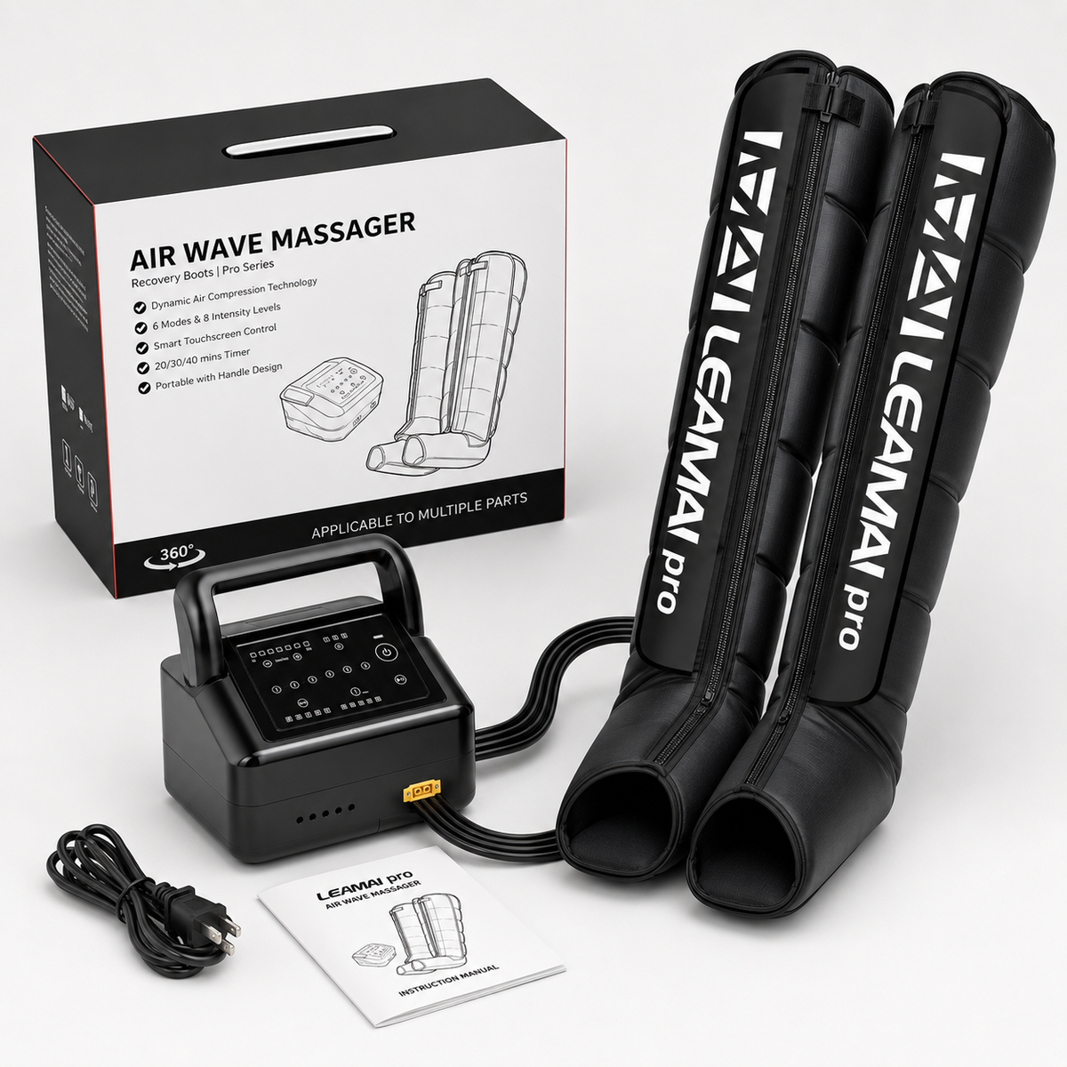 Onda Core Pro complete kit: heated leg sleeves, console and charging cable
